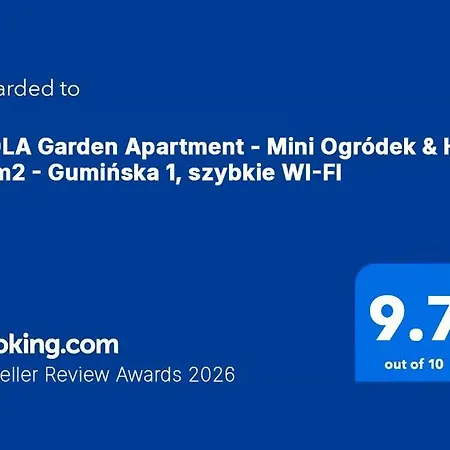 Garden Wola - Ogródek&hamak, Smart Tv I Wi-fi, Gumińska 1 Apartamento *