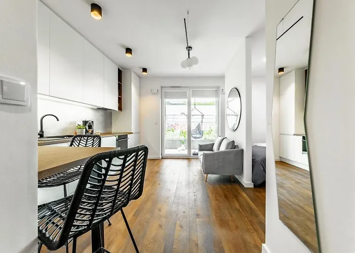 Stacja Wola - Mini Ogrodek & Hamak, Smart Tv I Wi-fi, Guminska 1, 29m2 Lejlighed Warszawa